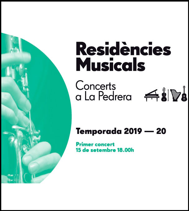 Residències Musicals 2019-2020. Cicle de música clàssica a La Pedrera